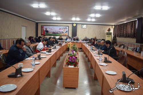 ششمین جلسه کارگروه تخصصی اجتماعی و فرهنگی شهرستان ترکمن برگزار شد