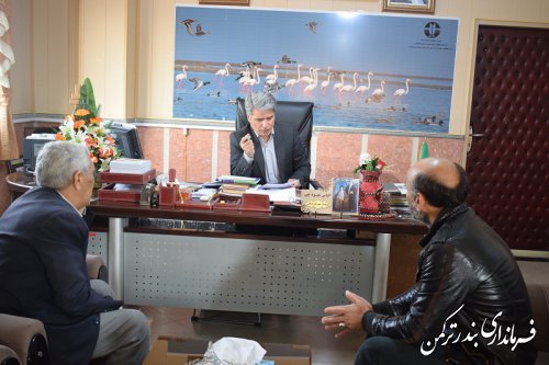 ملاقات مردمی فرماندار ترکمن با مردم شهرستان برگزار شد