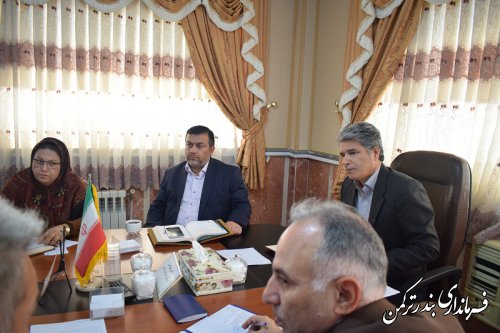جلسه هماهنگی اجرای طرح "روستای بدون بیکار" در شهرستان ترکمن تشکیل شد