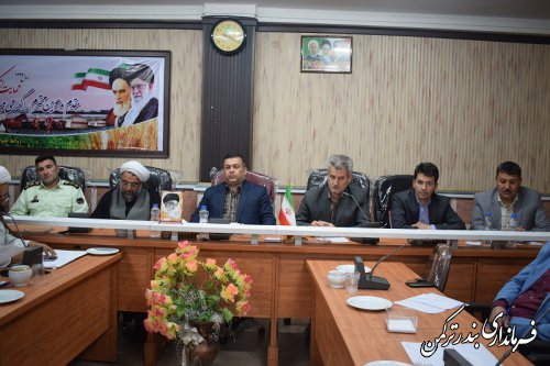 جلسه هماهنگی برگزاری راهپیمایی یوم الله 13 آبان شهرستان ترکمن تشکیل شد