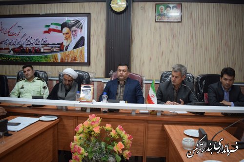 جلسه هماهنگی برگزاری راهپیمایی یوم الله 13 آبان شهرستان ترکمن  تشکیل شد               
