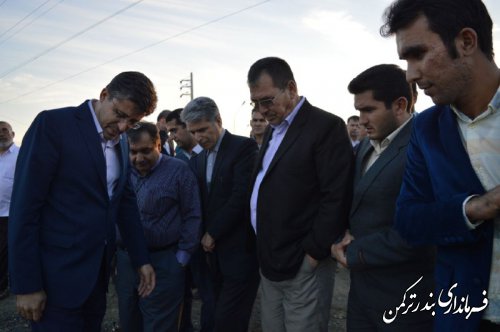 جلسه جانمایی محل احداث پل بر روی کانال اورکت حاجی در شهرستان ترکمن برگزار شد