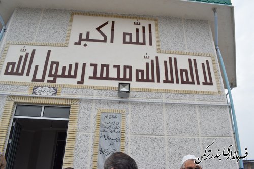 افتتاح مسجد بین راهی احمد مرسل (ص) در روستای خواجه لر