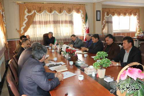 جلسه ستاد تنظیم بازار شهرستان ترکمن برگزار شد