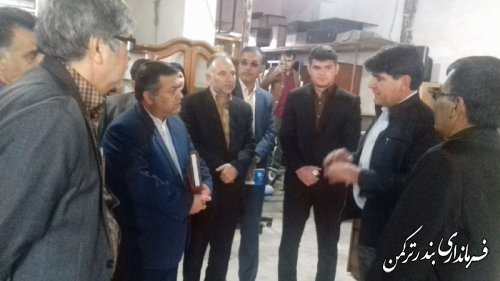بازدید معاون سیاسی، امنیتی و اجتماعی فرماندار ترکمن از صنایع مبل سازی سیجوال