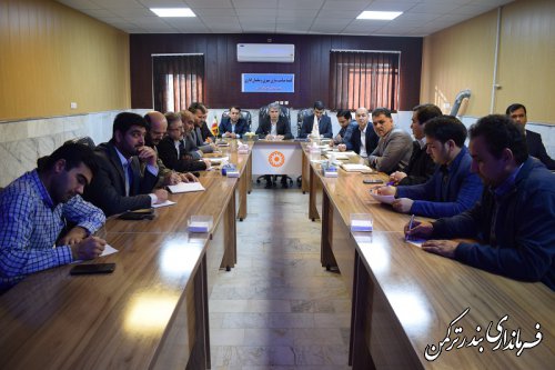 جلسه ستاد کمیته مناسب سازی اماکن عمومی و مبلمان شهری شهرستان ترکمن برگزار شد