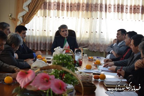 جلسه کارگروه ساماندهی امور آرد، نان و گندم شهرستان ترکمن تشکیل شد