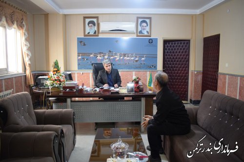 ملاقات مردمی فرماندار شهرستان ترکمن برگزار شد