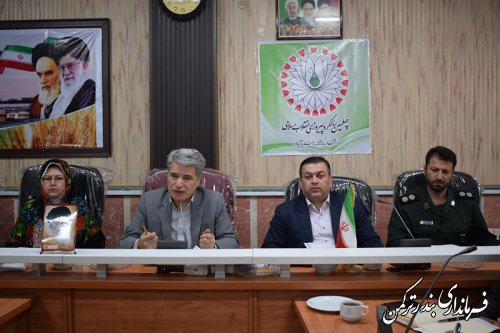 پنجمین جلسه ستاد بزرگداشت  چهلمین سالگرد پیروزی انقلاب در شهرستان ترکمن برگزار شد