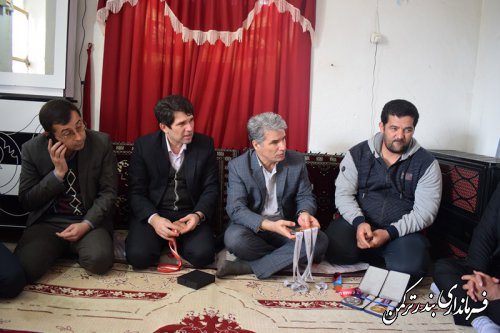 دیدار و تجلیل فرماندار ترکمن از نائب قهرمان پرتاب وزنه مسابقات پاراآسیایی جاکارتا