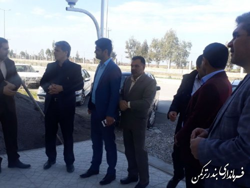 بازدید فرماندار از طرح های گردشگری شهرستان ترکمن