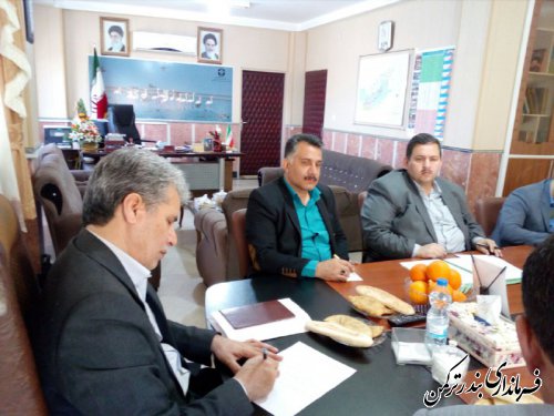 جلسه کارگروه ساماندهی امور آرد و نان شهرستان ترکمن برگزار شد