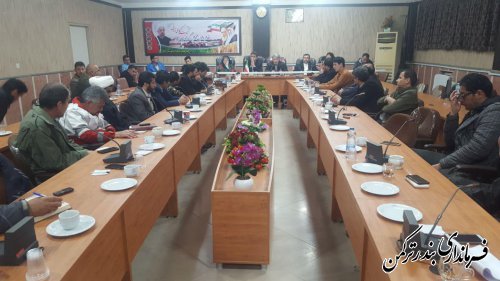 جلسه فوق العاده شورای مدیریت بحران شهرستان ترکمن