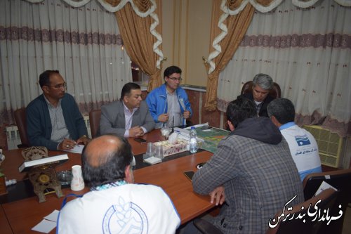 نهمین جلسه اضطراری شورای هماهنگی مدیریت بحران شهرستان ترکمن برگزار شد