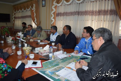 دوازدهمین جلسه اضطراری شورای هماهنگی مدیریت بحران شهرستان ترکمن برگزار شد