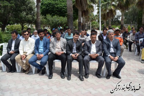 مراسم گرامیداشت روز جهانی کارگر در شهرستان ترکمن برگزار شد