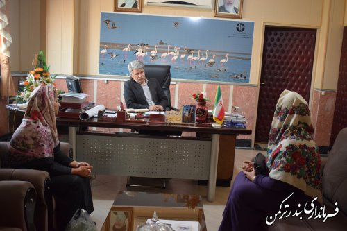 ملاقات عمومی فرماندار ترکمن برگزار شد