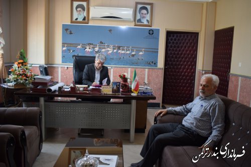 ملاقات عمومی فرماندار ترکمن برگزار شد
