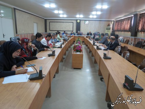 جلسه کارگروه تخصصی امور بانوان و خانواده شهرستان ترکمن برگزار شد