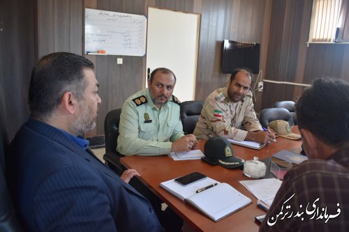 کمیسیون امنیت ورزشی شهرستان ترکمن برگزار شد