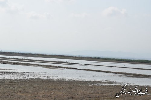 پیگیری رفع خسارت های سیل زدگان شهرستان ترکمن توسط فرماندار 