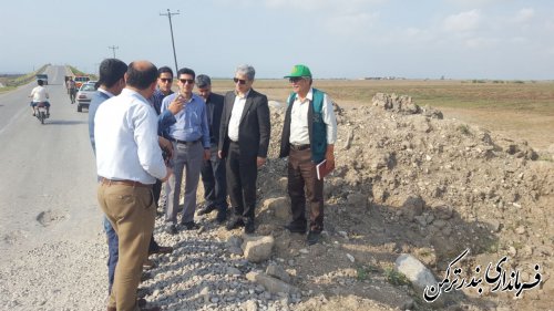 پیگیری رفع خسارت های سیل زدگان شهرستان ترکمن توسط فرماندار