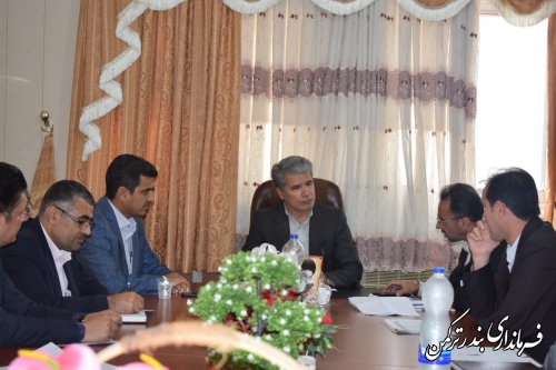 جلسه هماهنگی تسریع روند پرداخت تسهیلات به خسارت دیدگان سیل در شهرستان ترکمن برگزار شد