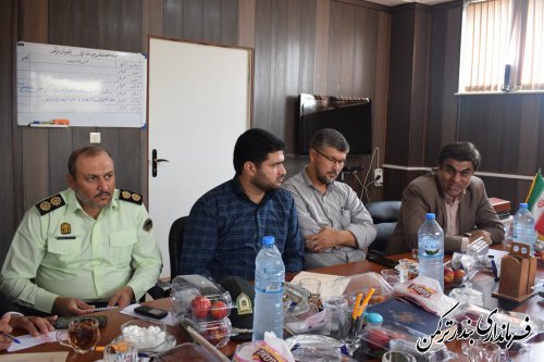 جلسه کمیسیون امنیت آزمون شهرستان ترکمن برگزار شد