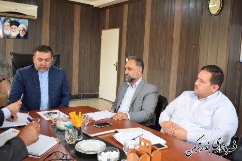 جلسه کمیسیون مبارزه با قاچاق کالا و ارز شهرستان ترکمن برگزار شد