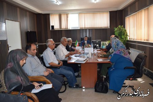 جلسه شورای برنامه ریزی شبکه شهرهای خلاق فرهنگ و هنر در شهرستان ترکمن برگزار شد