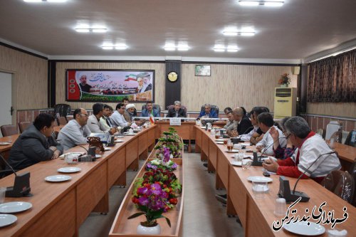 جلسه ستاد ساماندهی، هماهنگی و نظارت بر سواحل شهرستان ترکمن برگزار شد