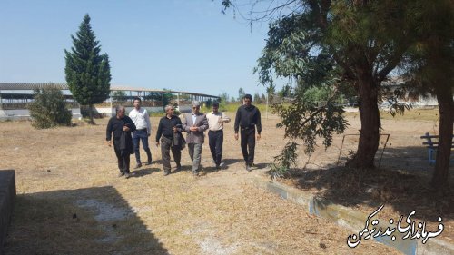 بازدید فرماندار ترکمن از ظرفیت های جزیره آشوراده