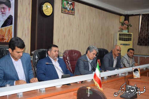 جلسه ستاد ساماندهی امور جوانان شهرستان ترکمن برگزار شد