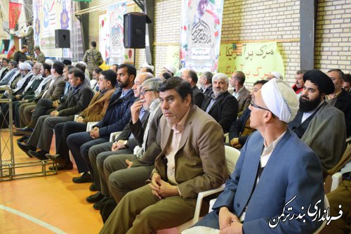 همایش جهاد و شهادت در شهرستان ترکمن برگزار شد