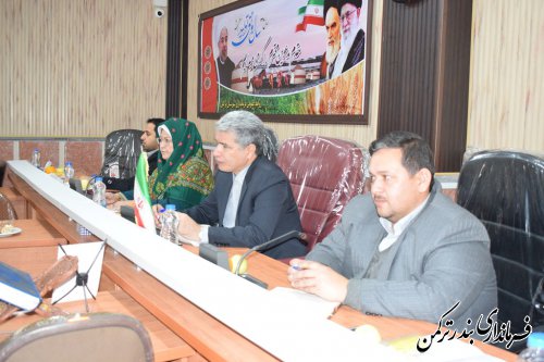 جلسه بررسی مشکلات واحدهای تولیدی شهرستان ترکمن برگزار شد