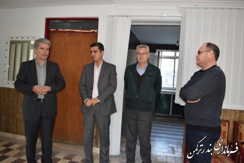 بازدید فرماندار شهرستان ترکمن از بخشداری مرکزی