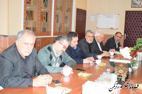 دومین جلسه مشترک اعضای هیئت اجرایی و نظارت انتخابات شهرستان ترکمن برگزار شد