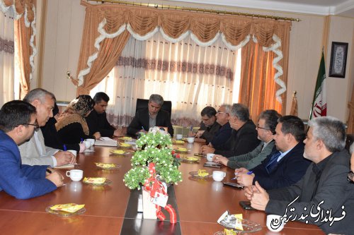 دومین جلسه مشترک اعضای هیئت اجرایی و نظارت انتخابات شهرستان ترکمن برگزار شد
