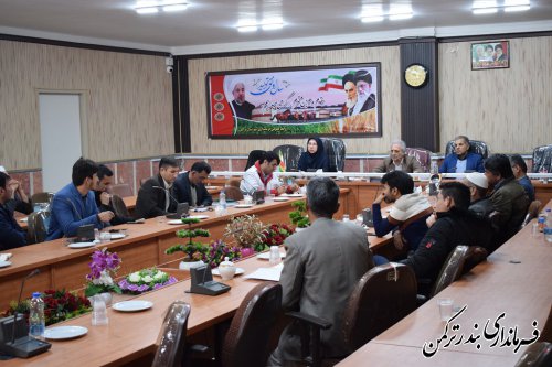 دومین جلسه کمیته اطلاع رسانی انتخابات شهرستان ترکمن برگزار شد