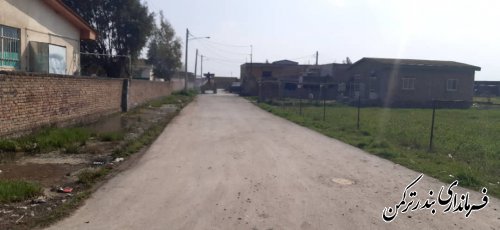 آهک پاشی و ضد عفونی معابر روستاهای شهرستان بندرترکمن