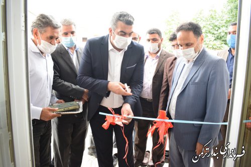 افتتاح یک واحد مسکونی سیل زده در شهرستان بندرترکمن