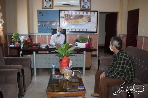 ملاقات عمومی سرپرست فرمانداری شهرستان ترکمن برگزار شد
