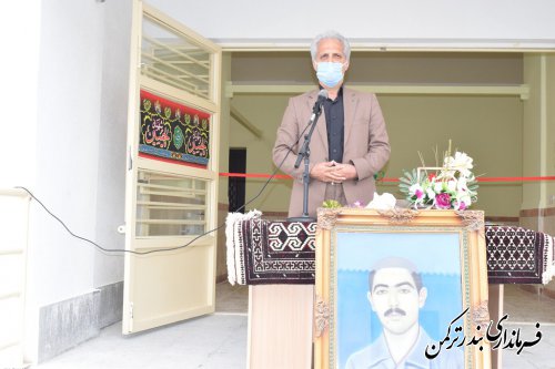 افتتاح پروژه مقاوم سازی مدرسه شهید ایمن طلب شهرستان ترکمن