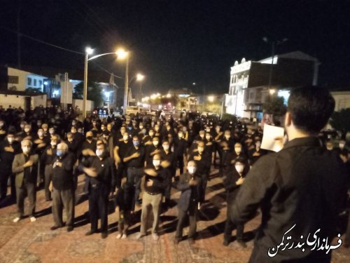 مراسم عزاداری تاسوعا و عاشورای حسینی در شهرستان ترکمن برگزار شد