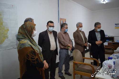 بازدید رئیس ستاد انتخابات استان از هیئت اجرایی انتخابات شهرستان ترکمن