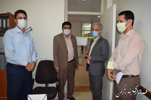 بازدید سرزده سرپرست فرمانداری ترکمن از مدیریت توزیع نیروی برق شهرستان