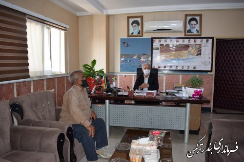 ملاقات مردمی سرپرست فرمانداری شهرستان ترکمن برگزار شد