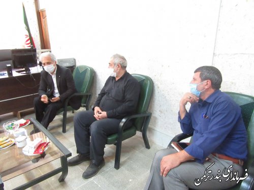 نشست  فرماندار ترکمن با اعضای شورای هیئت های مذهبی
