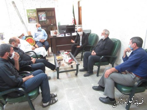 نشست فرماندار ترکمن با اعضای شورای هیئت های مذهبی