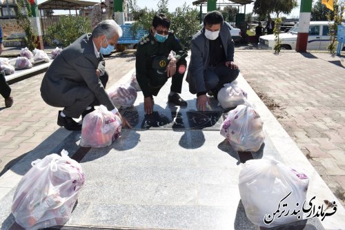 سومین مرحله رزمایش کمکهای مومنانه در شهرستان ترکمن